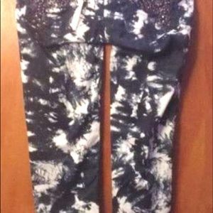 Navy and white tie dye Miss Me Jeans size 27